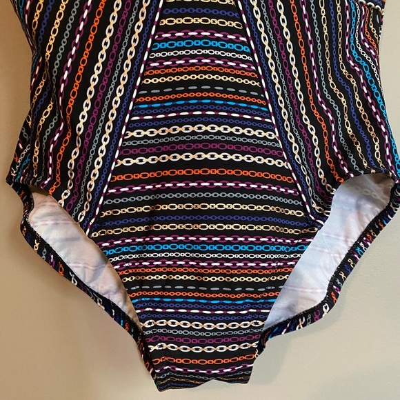 Miraclesuit Shimmer Links Odyssey One Piece Swimsuit Size 10 - Picture 10 of 16